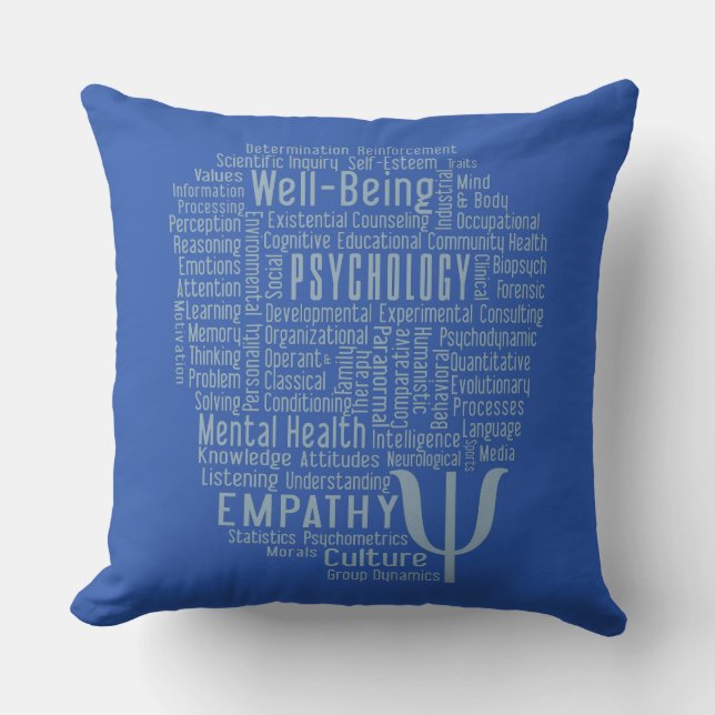 Almofada PSYCHOLOGY travesseiro decorativo de cores persona (Frente)