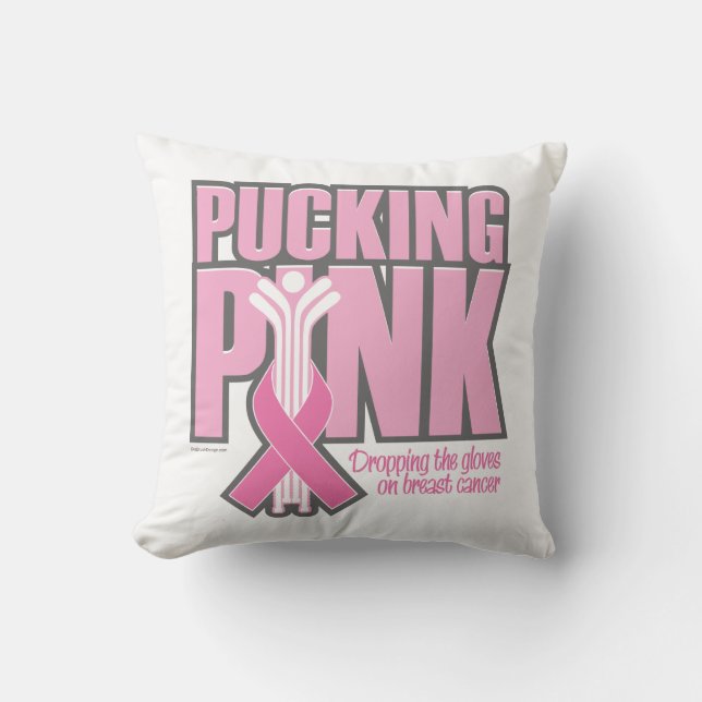 Almofada Pucking Pink (Hóquei) (Frente)