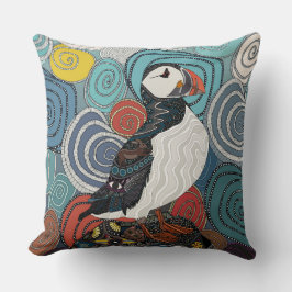 Almofada Puffin de Cornwall