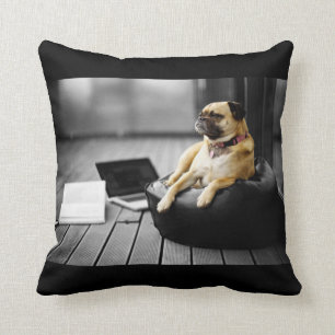 Almofada Pug em repouso