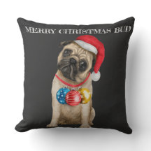 Pug Feliz de Natal