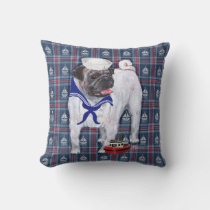 Almofada Pug Marinheiro