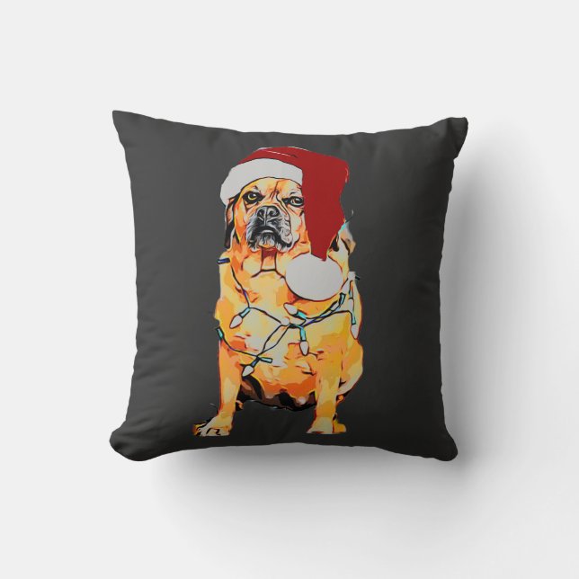 Almofada Puggle Travesseiro decorativo Natal (Frente)