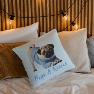 Almofada Pugs & Kisses