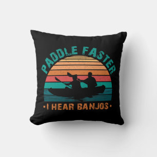 Almofada Pule mais rápido que eu ouço banjos