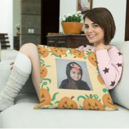 Almofada Pumpkin De Halloween De Dois Lados Personalizado
