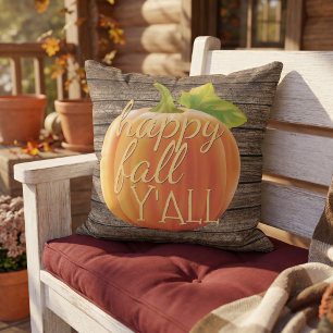 Almofada Pumpkin Laranja Feliz Queda Pumpkin em Aviões