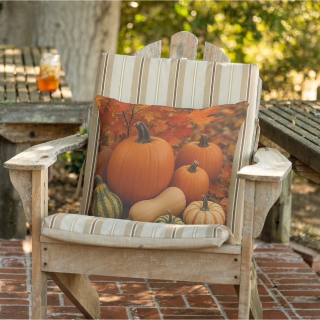 Almofada Pumpkin Patch Cozy Autumn (Cadeira)