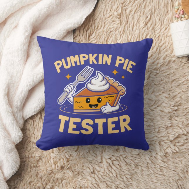 Almofada Pumpkin Pie Tester Ação de Graças (Cobertor)