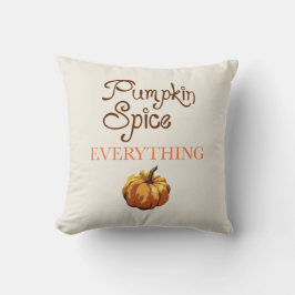 Almofada Pumpkin Spice All Travesseiro decorativo