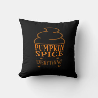Almofada Pumpkin Spice e tudo o que é legal Premium