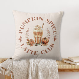Almofada Pumpkin Spice Lats Club outono