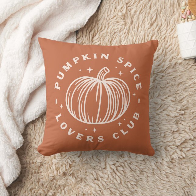 Almofada Pumpkin Spice Lovers Club (Cobertor)