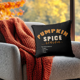 Almofada Pumpkin Spice Season Vibes Personalize Name