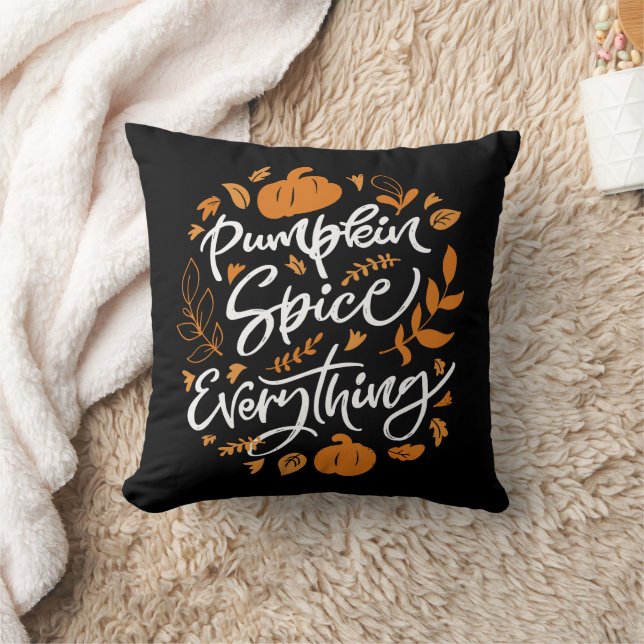 Almofada Pumpkin Spice Tudo (Cobertor)