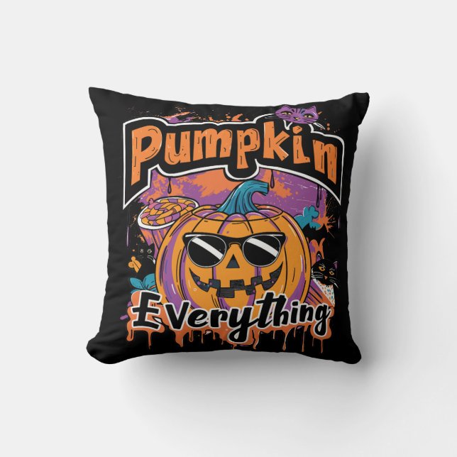 Almofada Pumpkin Tudo | ExDesigner | Dia das Bruxas (Frente)