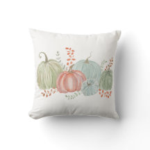 Pumpkins de queda de aquarela