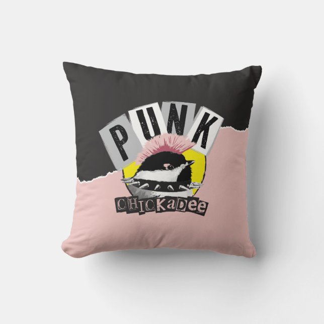 Almofada Punk Chickadee (Frente)
