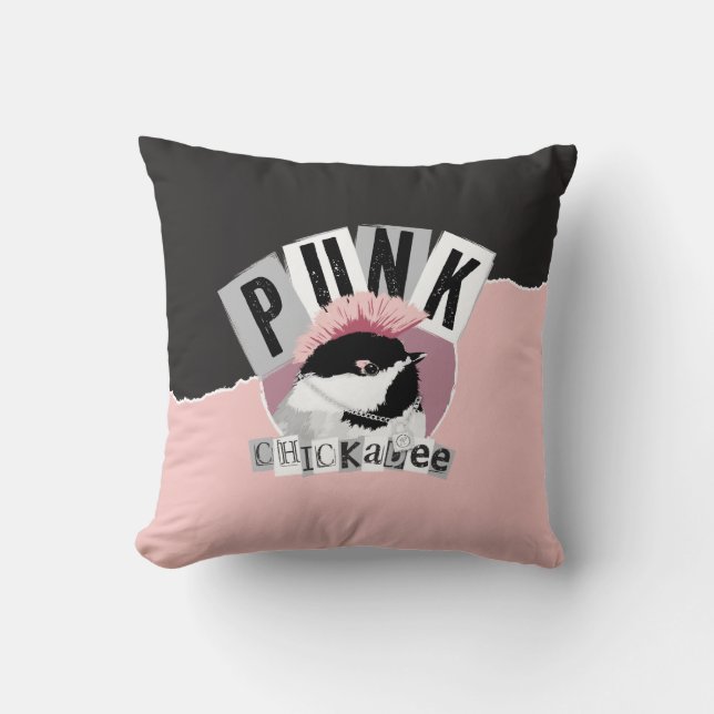 Almofada Punk Chickadee (Frente)