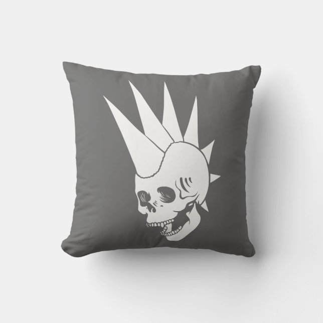 Almofada Punk Skull Personalizável Versão 2 (Frente)