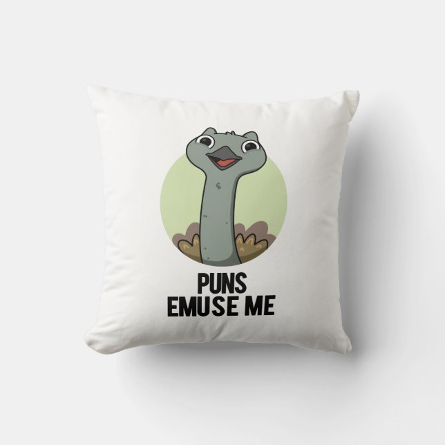 Almofada Puns Emuse Me Engraçado Emu Pun (Frente)