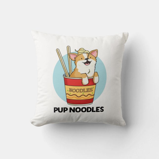 Almofada Pup Noodles Funny Cup Noodles (Frente)
