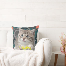 Almofada Puramente Cozy: Foto personalizada para gatos
