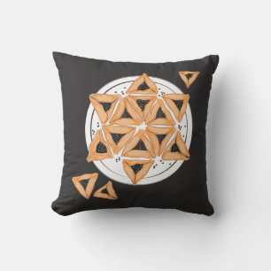 Almofada Purim Hamantash Hamantaschen Jewish Star