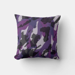 Almofada Purple Camo Abstract
