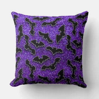 ALMOFADA PURPLE GLITTER OLHA COM BATAS PRETAS