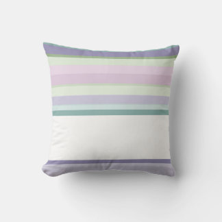 Almofada Purple, Neptune, sea green, and Lavender stripes