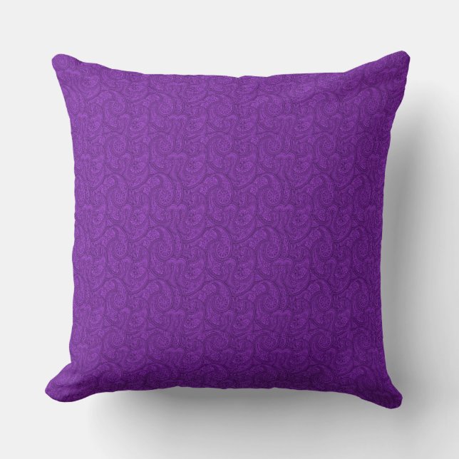 Almofada Purple Paisley (Frente)