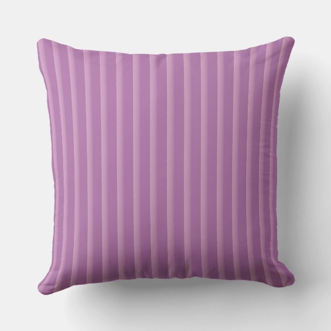 Almofada purple strips throw pillow (Verso)