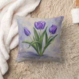 Almofada Purple Tulips