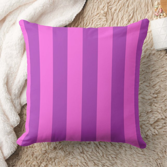 Almofada Purple Two Tone Stripes  (Cobertor)