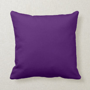 Almofada Púrpura violeta escura sólida
