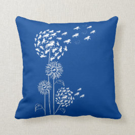 Almofada Pusteblume und Eiskristalle aus Töltern Kissen