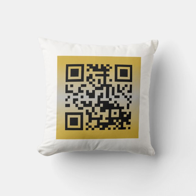 Almofada QR Code® DIZ: É O EVE DO ANO NOVO (Frente)
