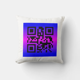 Almofada QR Code® Dizendo: É UM RAPAZ