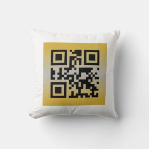 Almofada QR Code® Dizendo: FELIZ ANIVERSÁRIO