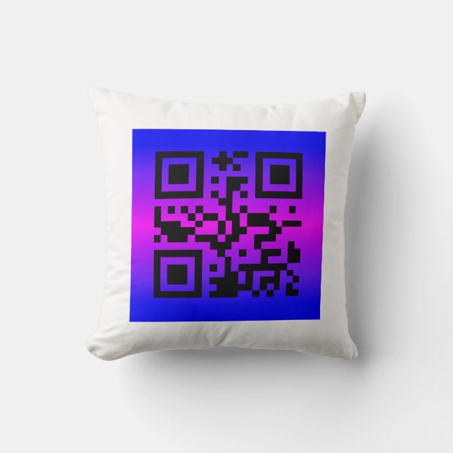 Almofada QR Code® Dizendo: GÊMEOS DE TI (Frente)