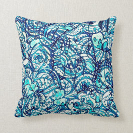 Almofada quadrada astral água