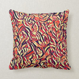 Almofada quadrada astral fogo