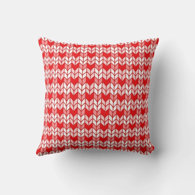 ALMOFADA QUADRADA RED GINGHAM DE MALHA (Verso)