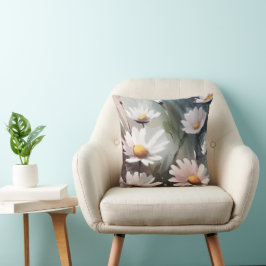 Almofada Quadrado da Margarida Decorativo e Na moda