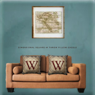 Almofada Quadrado Dimensional - W