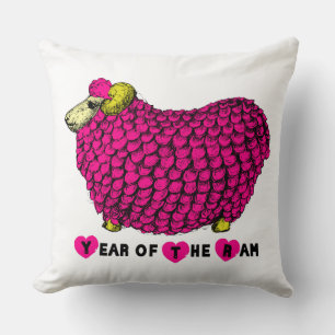 Almofada Quadrado Zodiodíaco P Quadrado Rosa Engraçado Ch