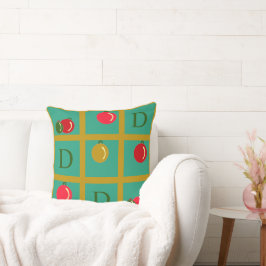 Almofada Quadrados Ornamentais Feriados Personalizados em D