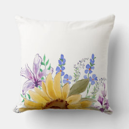 Almofada Quadrinho da família de tendências decorativas flo