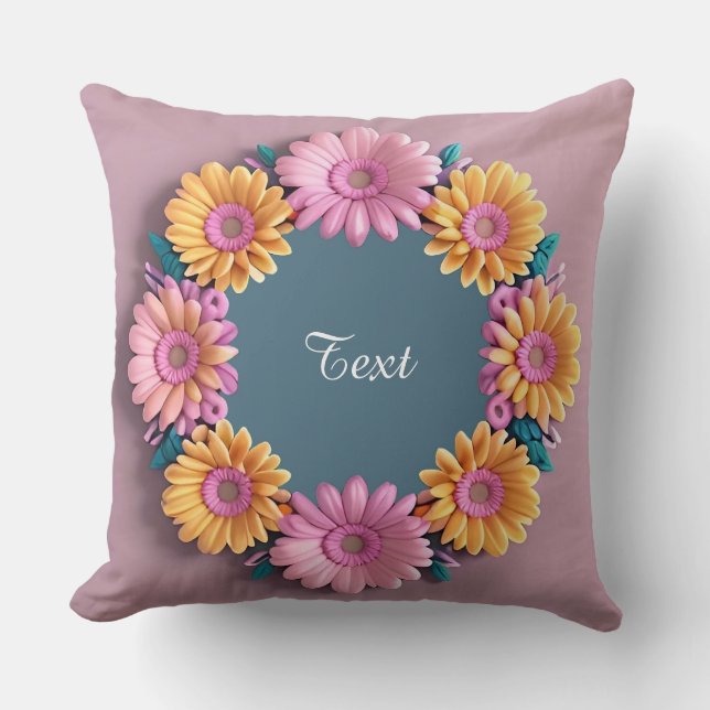 Almofada Quadro Decorativo da Flor (Frente)